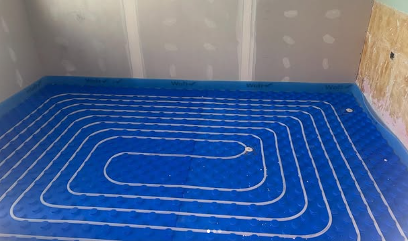 Instalación de suelo radiante